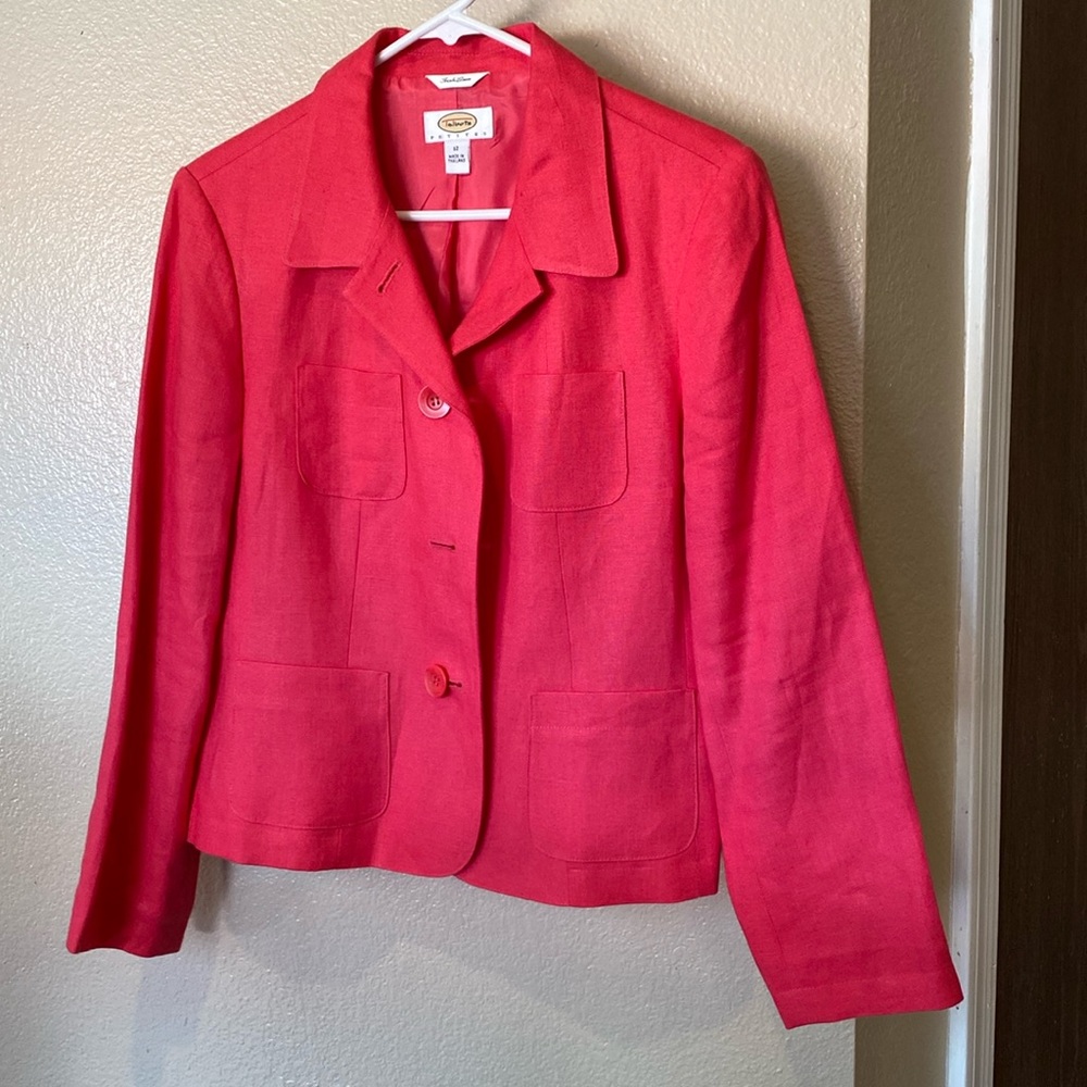 Talbots Irish Linen jacket